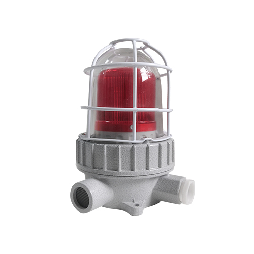 防爆聲光報警器90分貝，BBJ防爆聲光報警器不銹鋼材質(zhì)，紅色防爆聲光報警器，